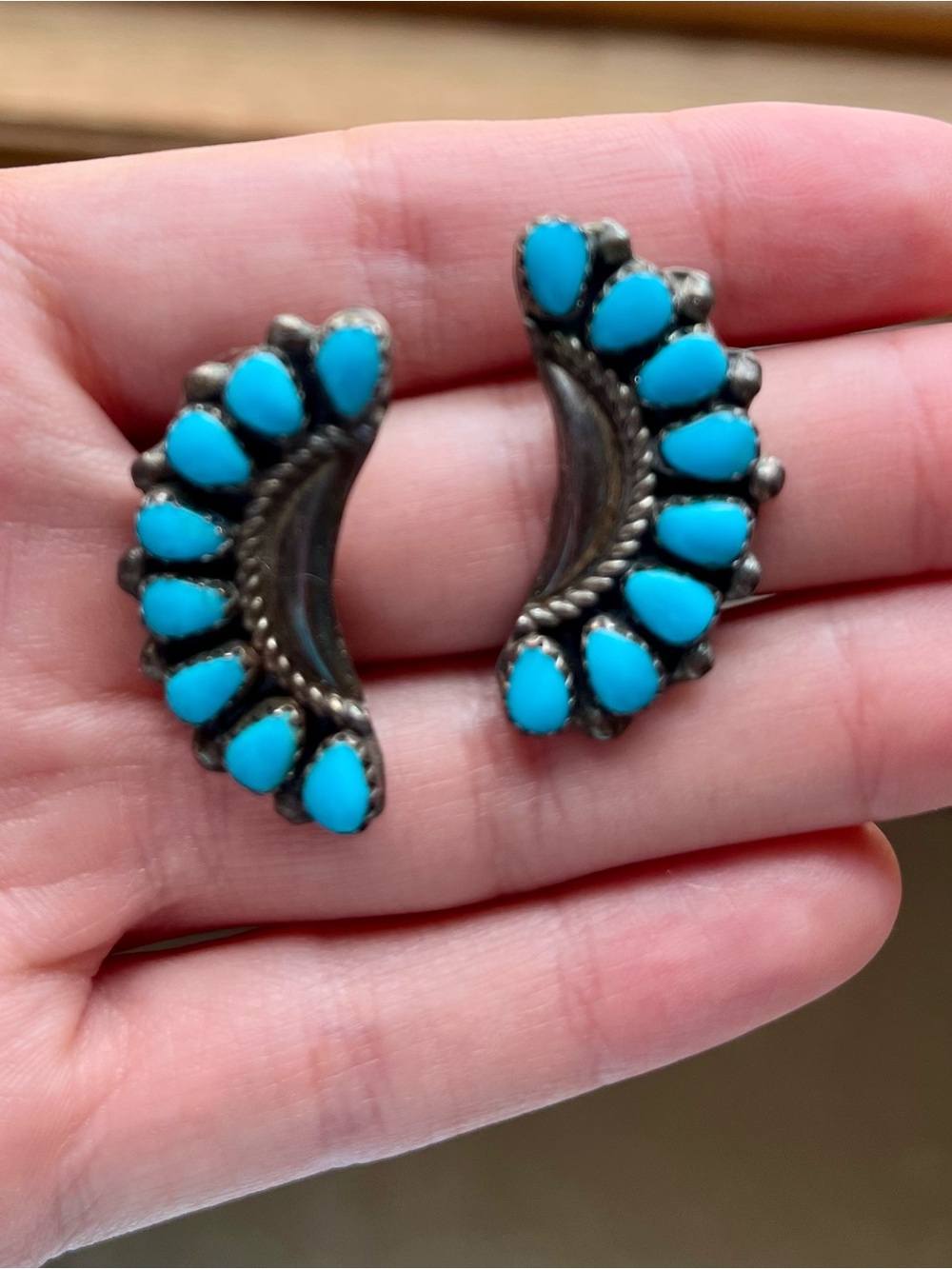 Genuine Turquoise Earrings